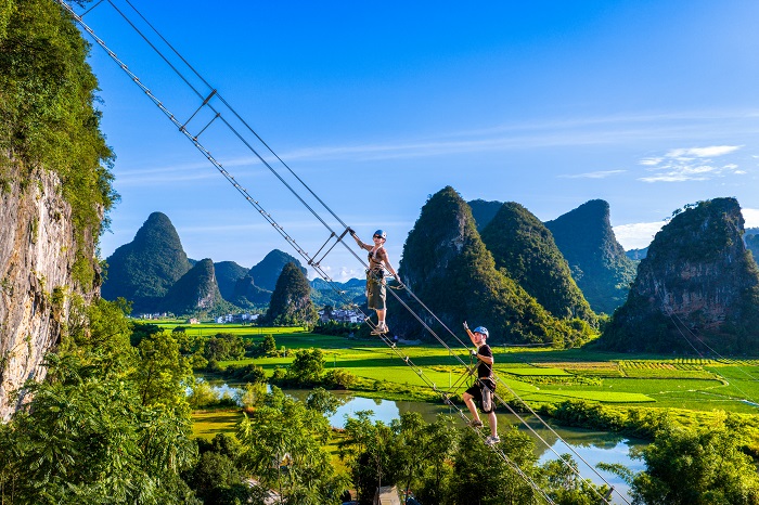 阳朔攀岩/飞拉达