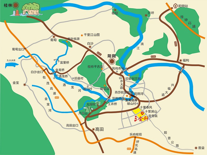 三余轩地图